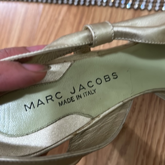 Vintage MARC JACOBS gold heels. Size 39.5 - Picture 7 of 10